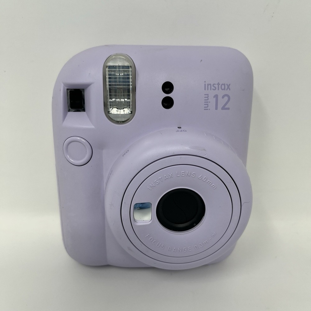 Fujifilm Instax Mini 12 Instant Film Camera Lilac Purple Close-Up Lens TESTED